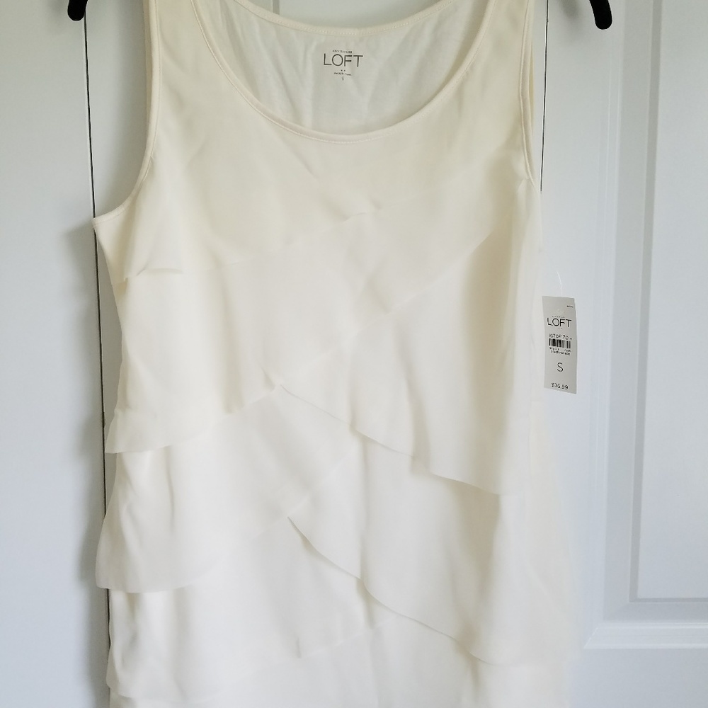 Loft chiffon top